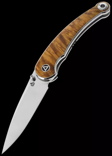QSP Dolphin Stabilised Wood Folding Knife
