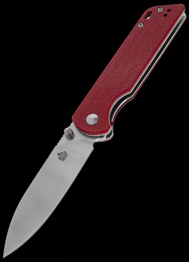 QSP Parrot V2 Red Micarta Folding Knife