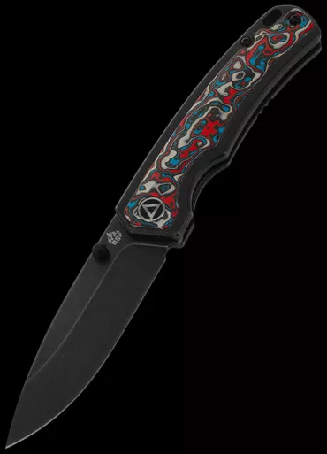 QSP Puffin Carbon Fibre RWB Folding Knife