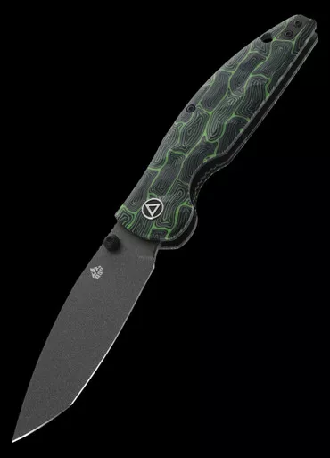 QSP Turtle Punk G10 Champagne Folding Knife