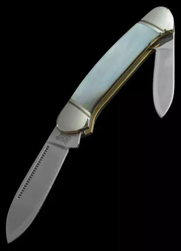 Queen Canoe Mini Black Pearl Folding Knife