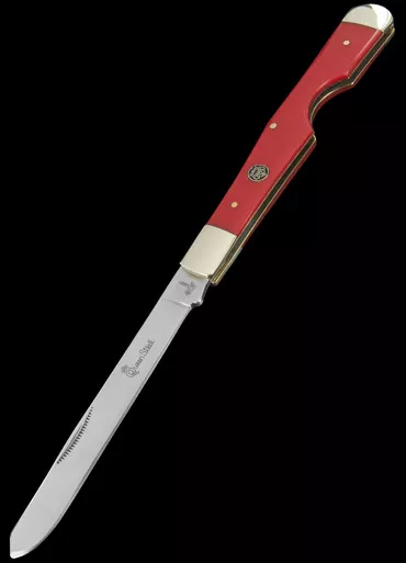 Queen Easy Open Red Folding Knife