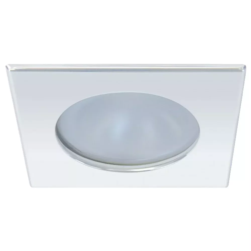 Quick Blake XP Downlight LED -4W, IP66, Spring Mounted – Square Stainless Bezel, Round Daylight Light [FAMP3012X01CA00]
