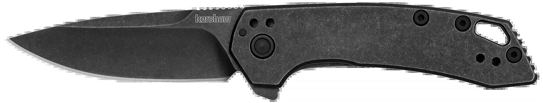 Radar 2.90″ Folding Drop Point Plain Blade Knife – Black Oxide
