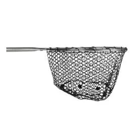 Ranger Nets Completely Hook Free Rubber Net – Hoop Size: 20″ x 20″ – Handle Length: 29″-45″ – Hoop Shape: Pear-D