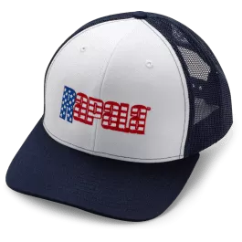 Rapala Red, White & Blue Trucker Cap - Navy