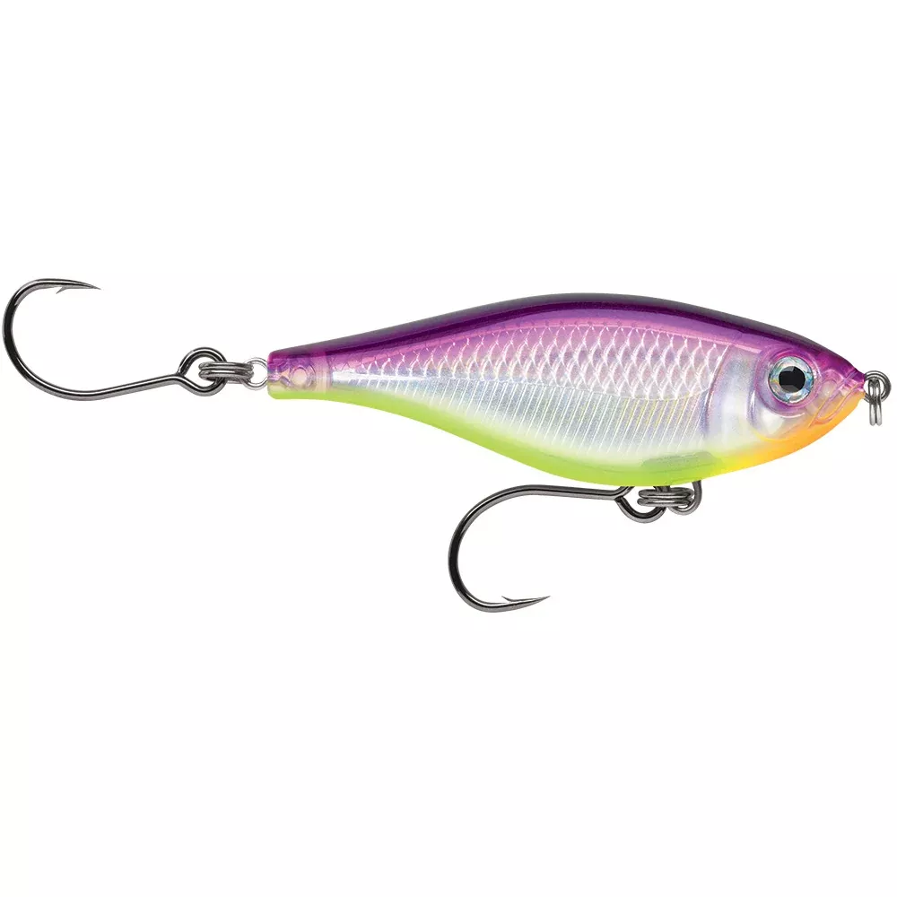 Rapala X-Rap Twitchin’ Mullet 3-1/8" Purple Chartreuse - SXRTM08PRCH
