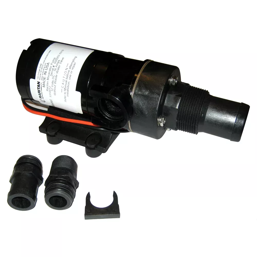 Raritan Macerator Pump – 12v w/Barb Adapter [5310012]