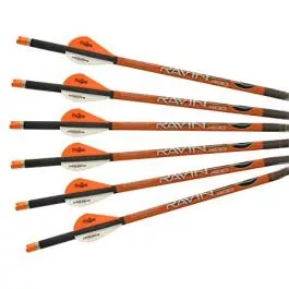 Ravin Crossbows Arrows - .003 - 400 grain (w/100 grain field tip) - 2" offset vanes