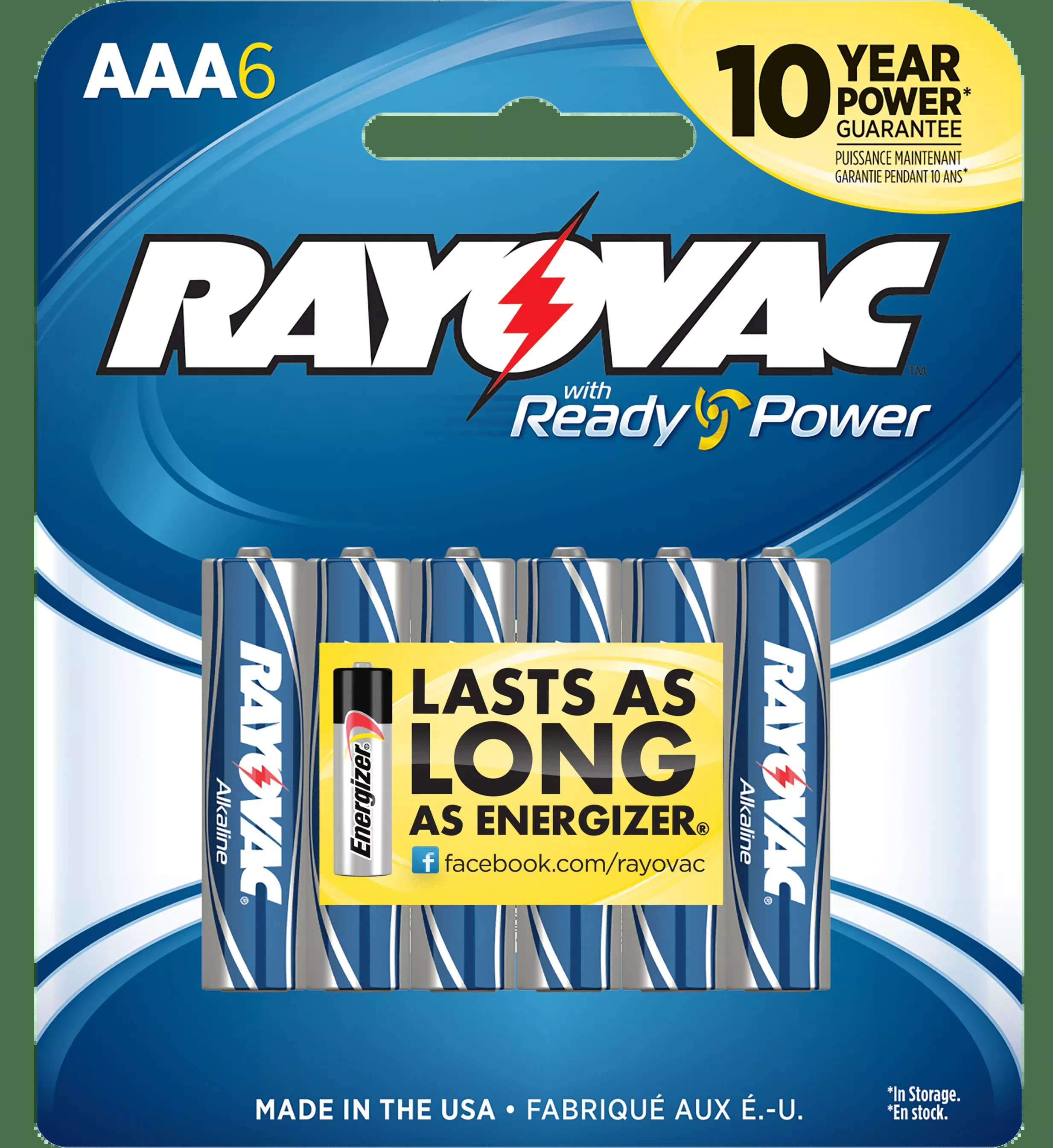 Rayovac Aaa, Ray 824-6fAlk Aaa Card Battery 6pk