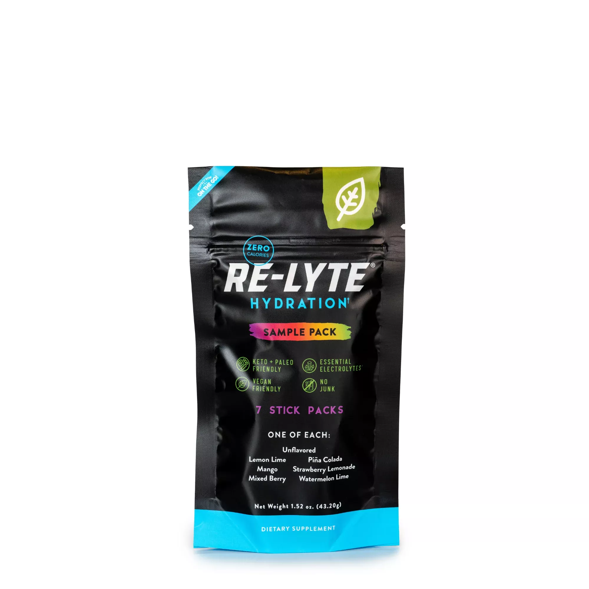 Re-Lyte Hydration Electrolyte Powder Sample Pack (7 ct.)