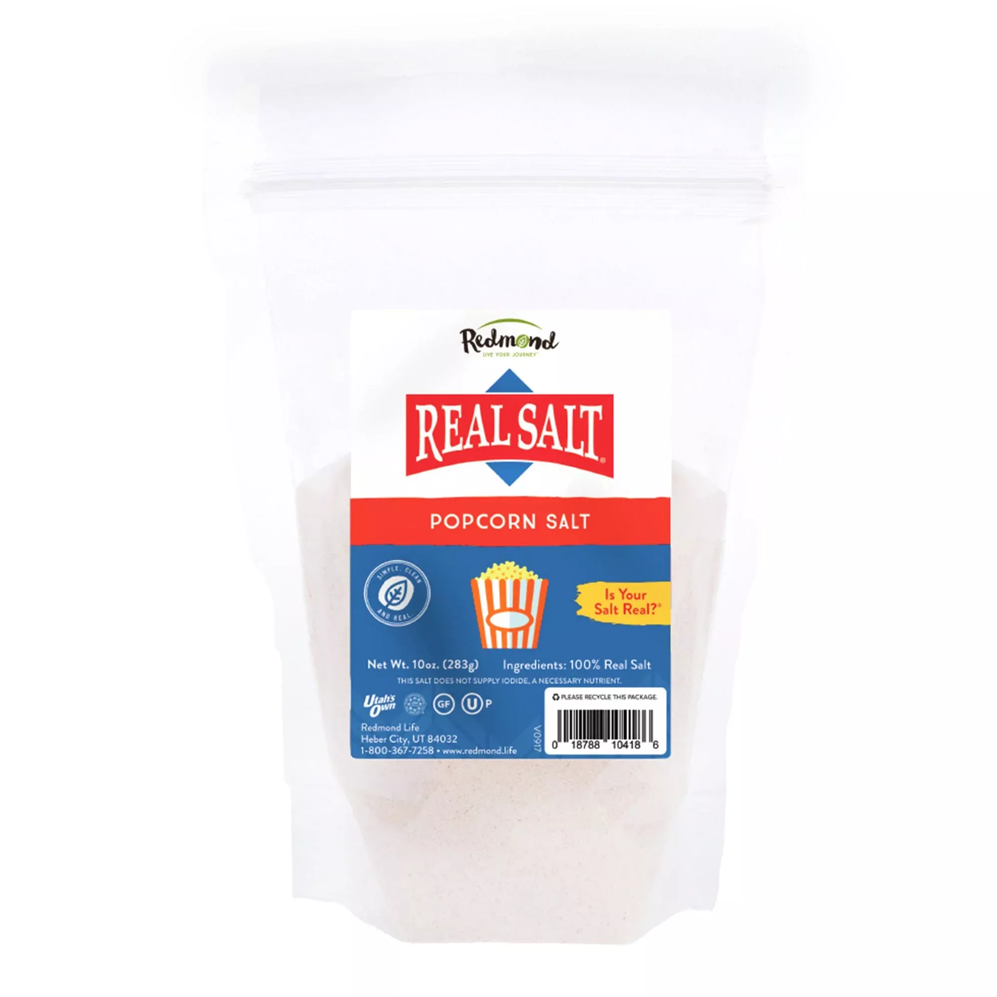 Real Salt Popcorn Salt Pouch