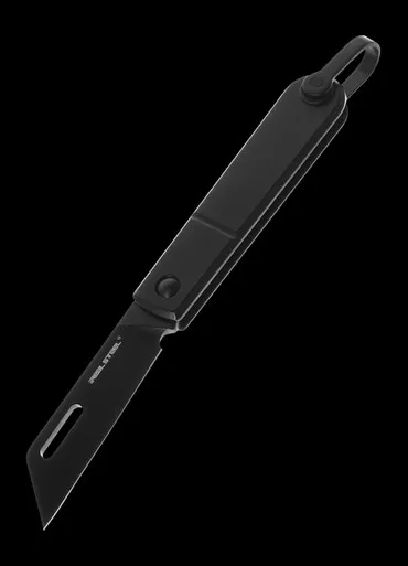 Real Steel Baby Barlow Black Folding Knife