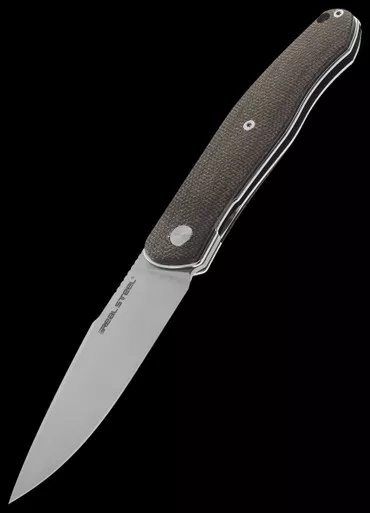 Real Steel Serenity Natural Micarta Linerlock Folding Knife