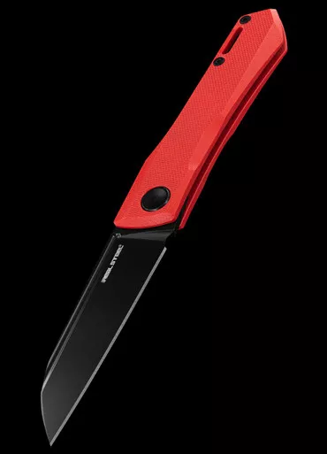 Real Steel Solis Lite Red & Black Heinnie Exclusive Folding Knife
