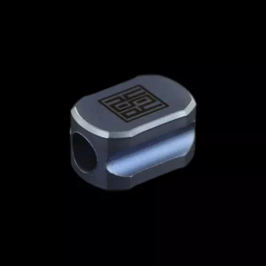 Real Steel Titanium Bead Column Blue