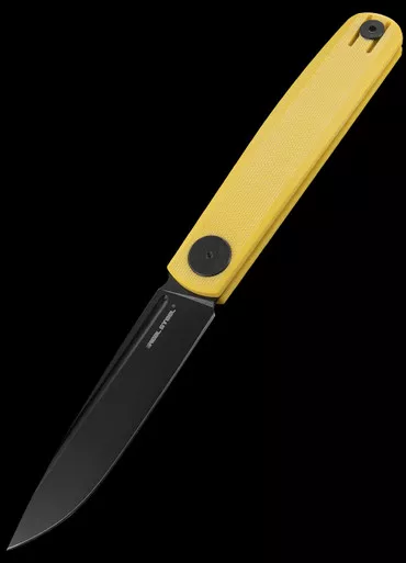 RealSteel Slipjoint Yellow Black Folding Knife