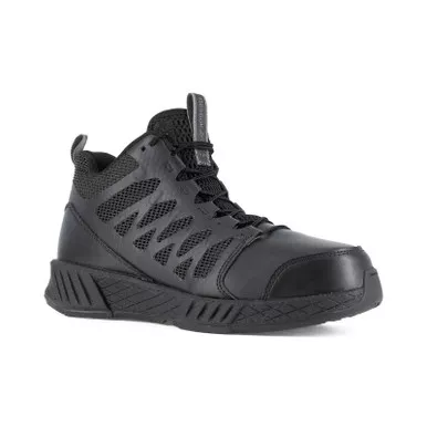 Reebok RB4350 Men's Floatride Energy Tactical Mid-Cut Boots, Black
