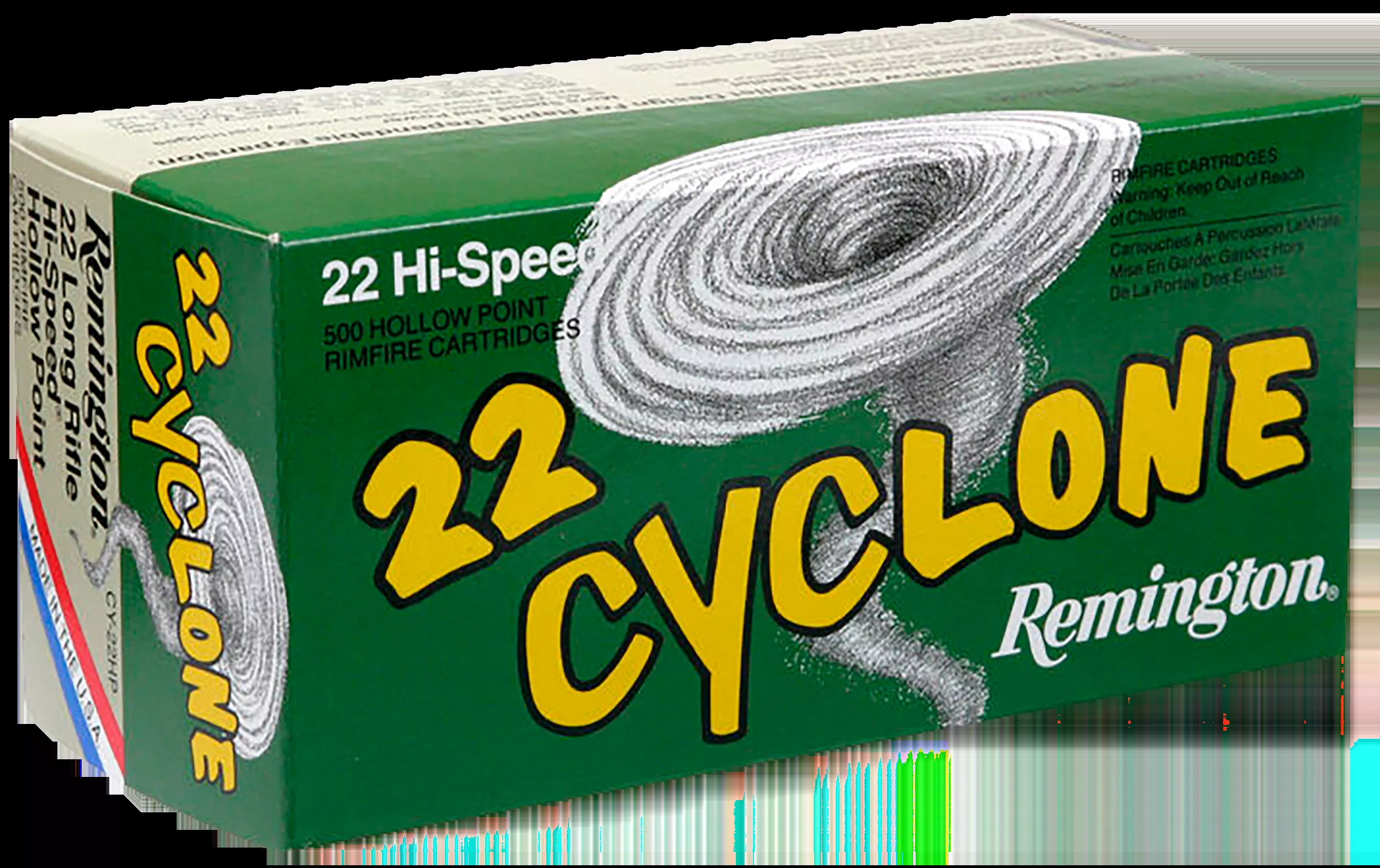 Remington Ammo Cyclone 22lr 36gr HP 50rd Bx/ 100 Cs