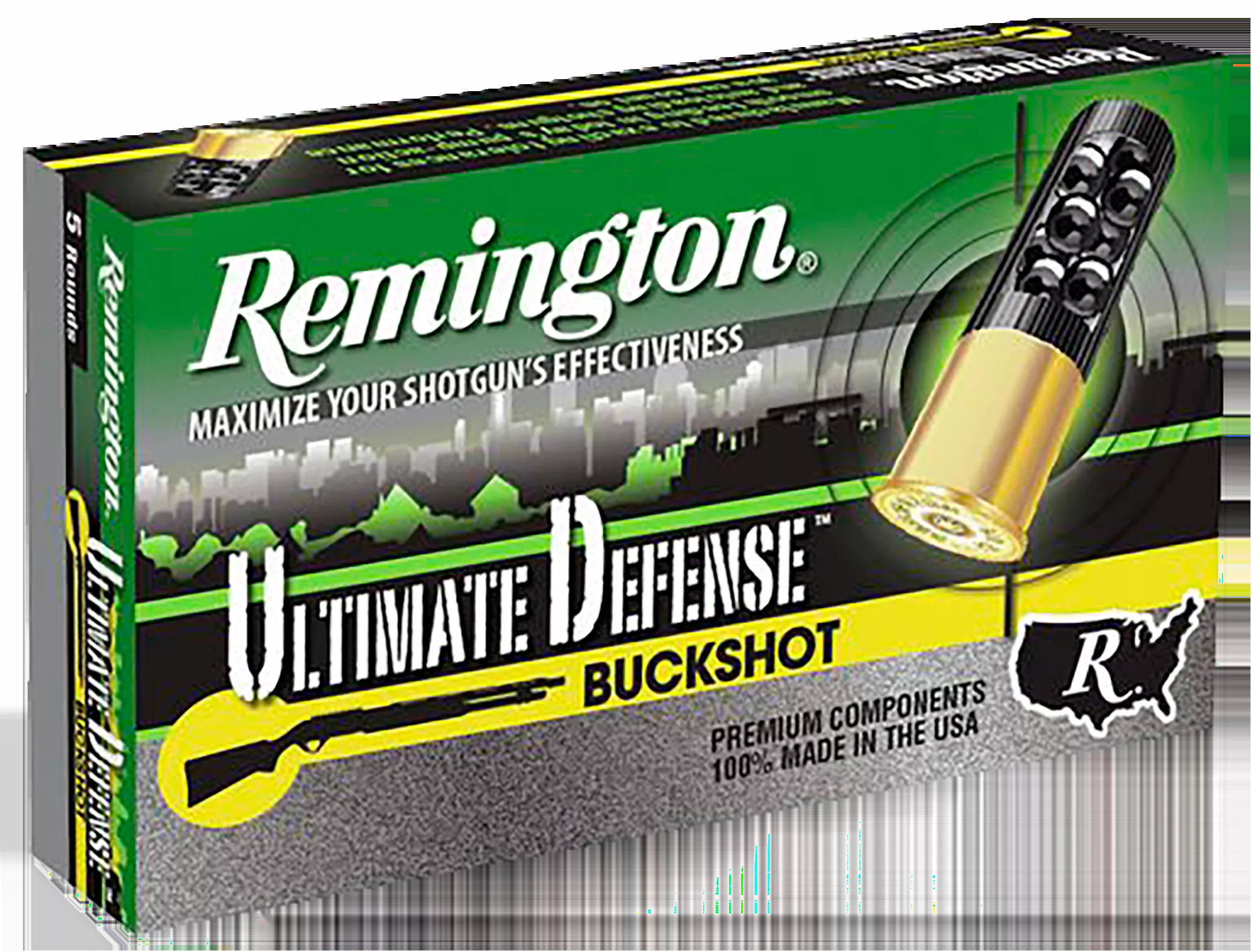 Remington Ammunition Ultimate Defense 12ga 2.75" 8-Pellet 00Bk 5rd