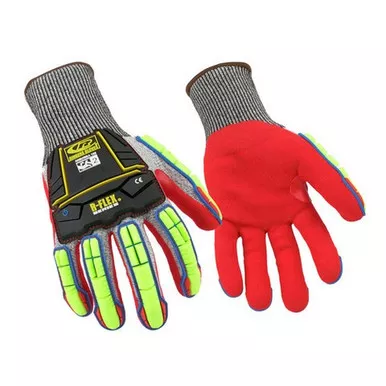 Ringers Gloves R065 Cut-Resistant TPR Impact Gloves with Knit Shell