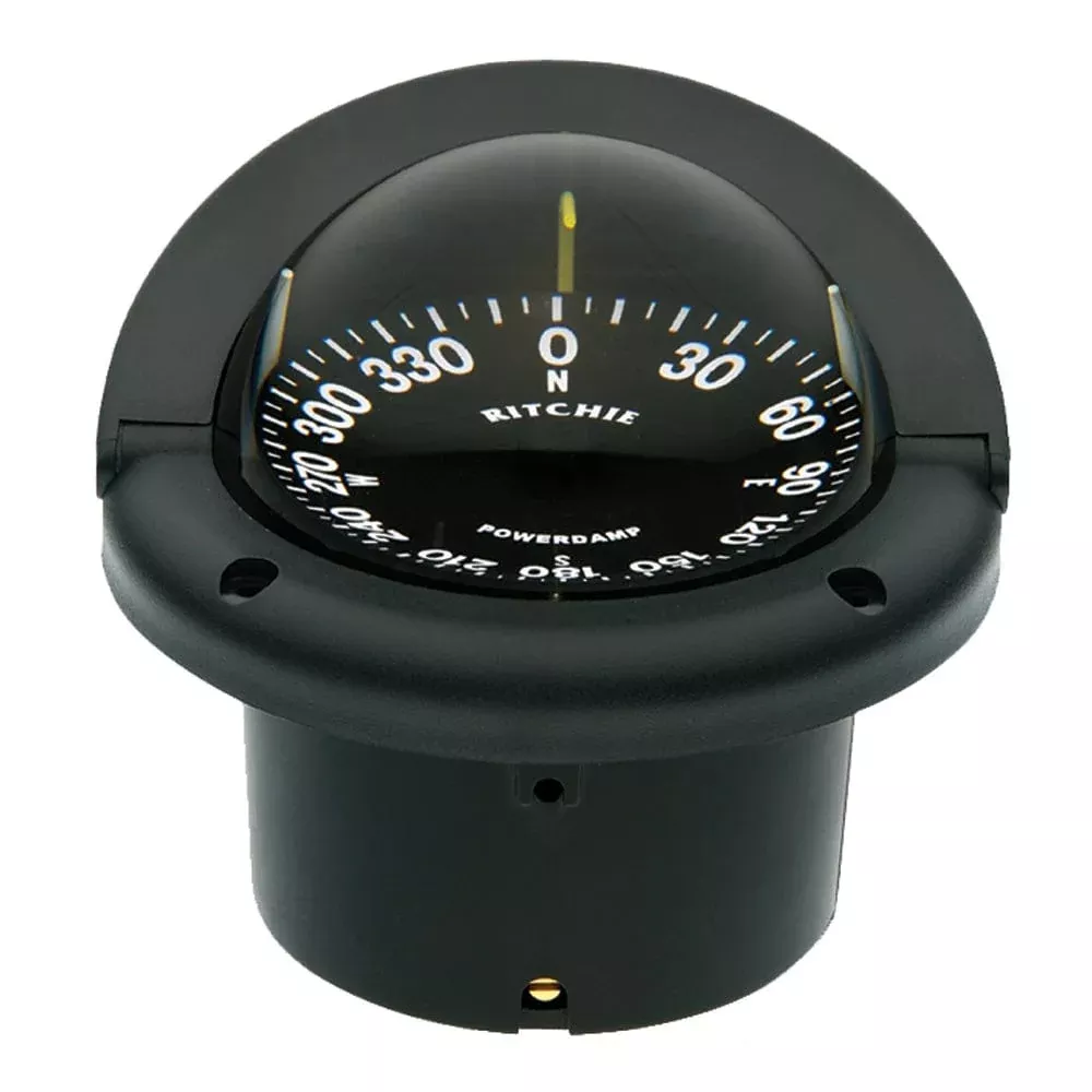 Ritchie HF-742 Helmsman Compass – Flush Mount – Black