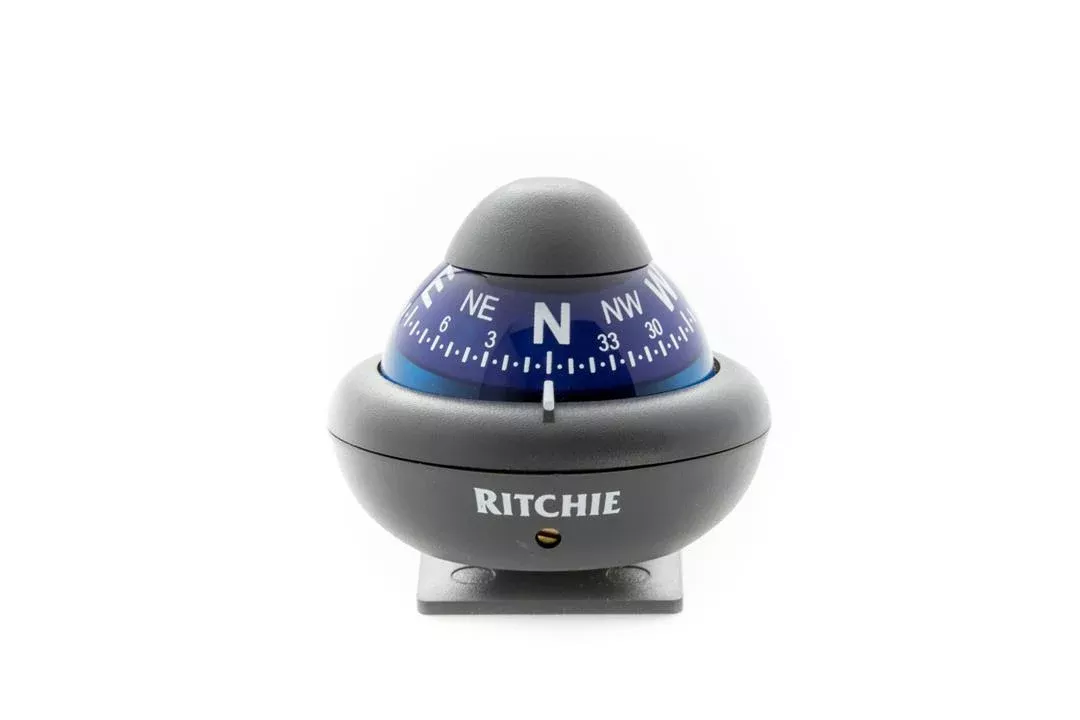 Ritchie RitchieSport Gray/Blue Bracket Mount Compass• X-10-A
