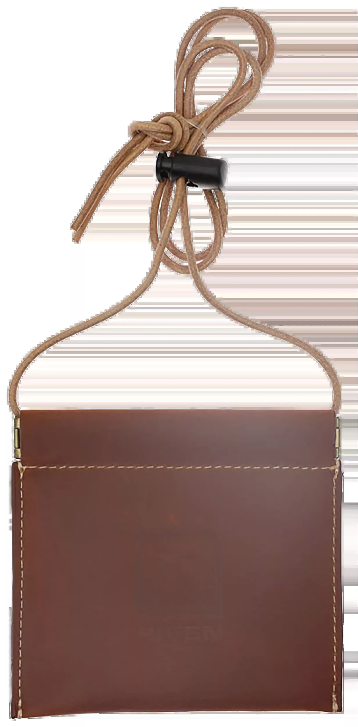 Riven Diaphragm Lanyard Call Holder Brown Leather