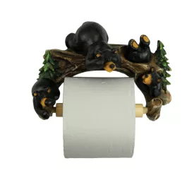 River's Edge Products Toilet Paper Holder Mount - Cute Bear