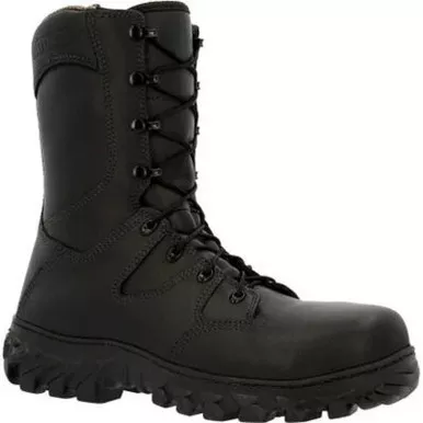 Rocky RKD0086 Code Red Rescue NFPA Rated Composite Toe 8" Fire Boots, Black