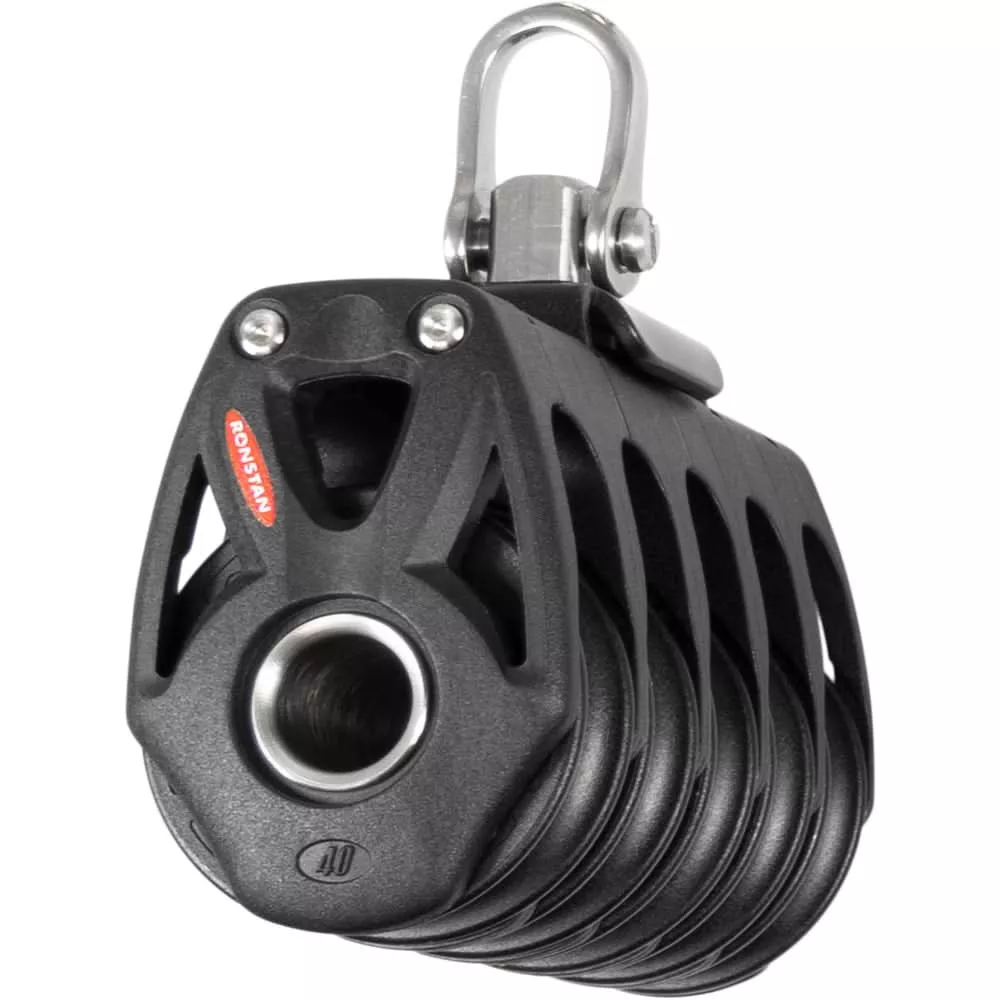 Ronstan Series 40 Orbit BB Quin Block w/Swivel Shackle - RF48500