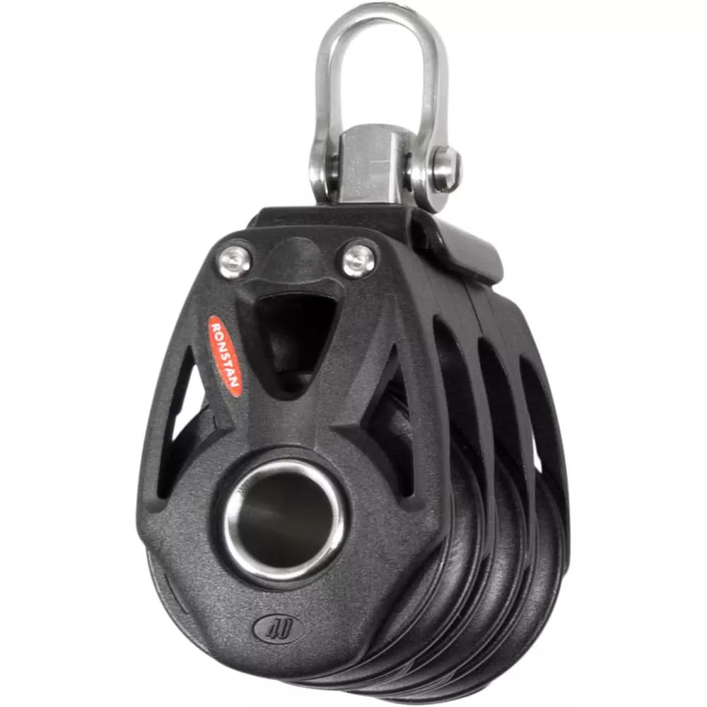 Ronstan Series 40 Orbit BB Triple Block w/Swivel Shackle - RF48300