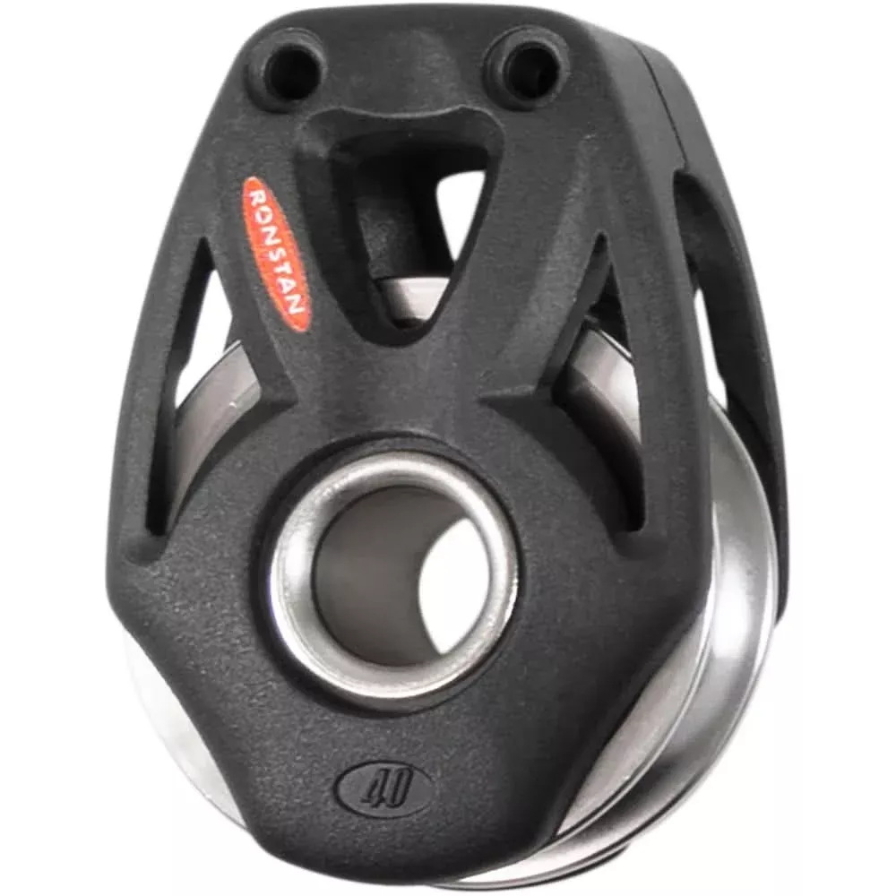Ronstan Series 40 Orbit Single Rotating Snatch Block HHL w/Becket & Lashing Option - RF48109HL