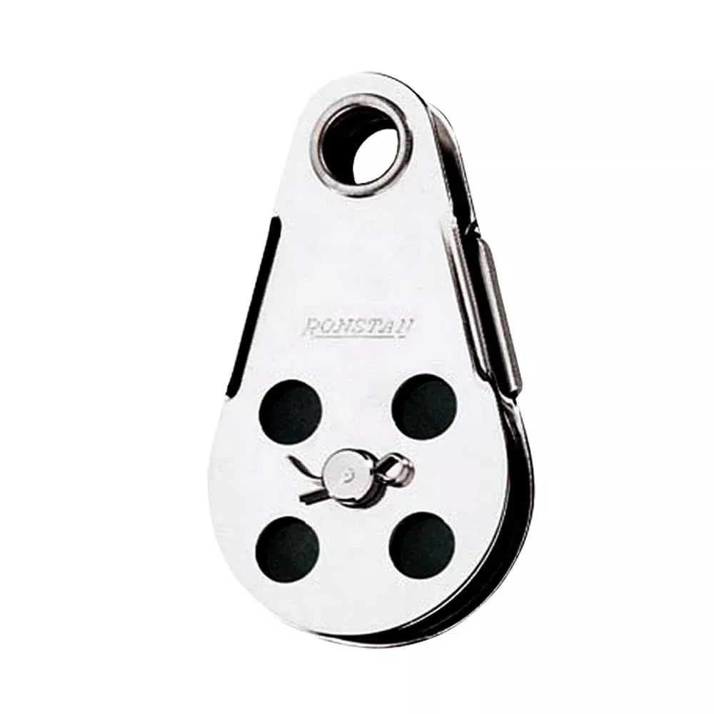 Ronstan Wire Block – Tubular Rivet Head w/Removable Nylatron Sheave – 45mm (1-3/4) Sheave Diameter