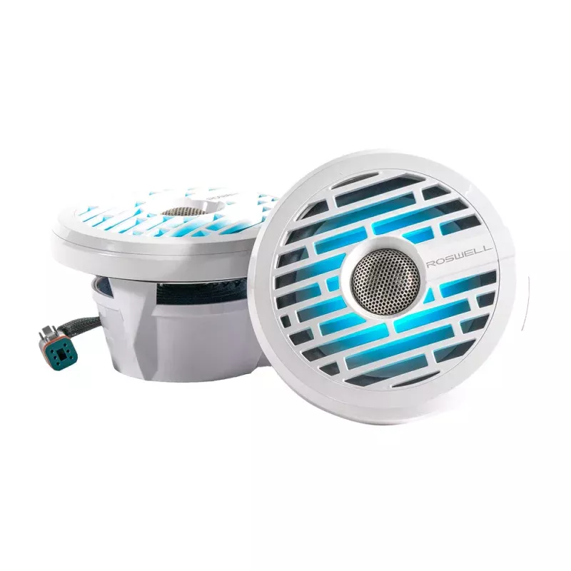 Roswell R1 6.5 Marine Speakers – White – 80W RMS160W Peak Power
