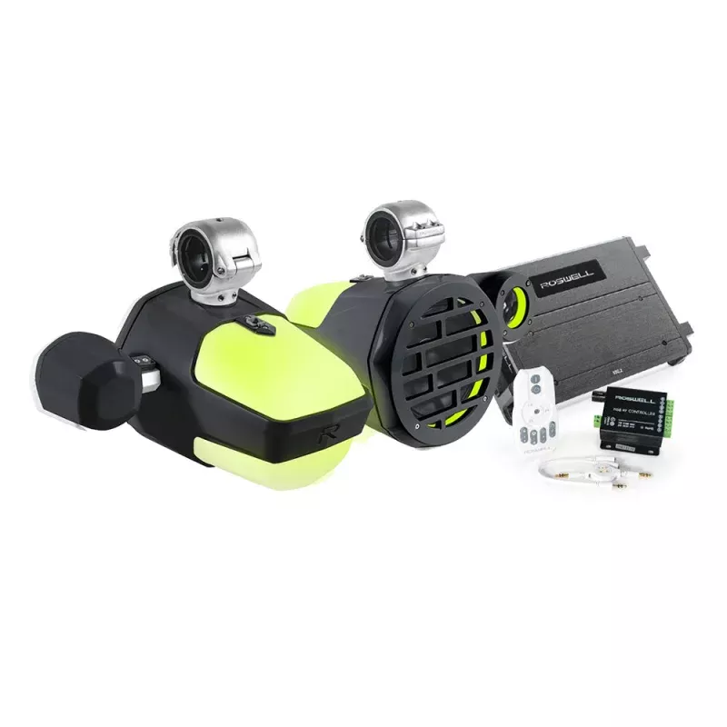 Roswell R1 Pro Marine Audio Package – Black