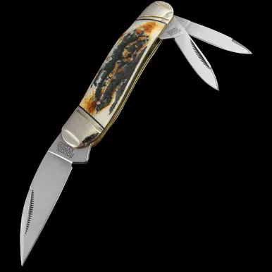 Rough Ryder Classic Cinnamon Bone Stag Swayback