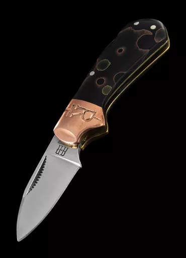 Rough Ryder Copper Swirl Cub Folding Knife