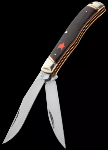 Rough Ryder Jumbo Trapper Desert Fox Folding Knife