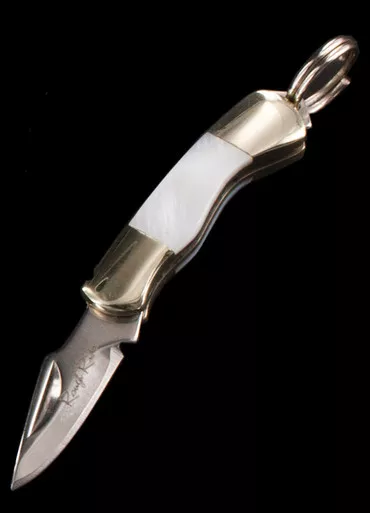 Rough Ryder Miniature Mother of Pearl Folder