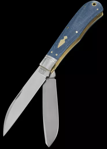 Rough Ryder Reserve Heavy Trapper Denim Micarta