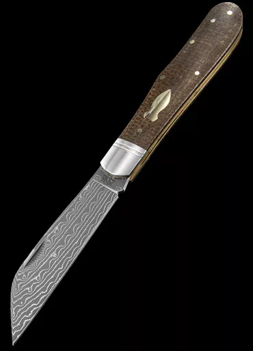 Rough Ryder Reserve Humpback Jack Damast Folding Knife