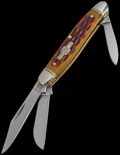 Rough Ryder Small Stockman Jigged Bone