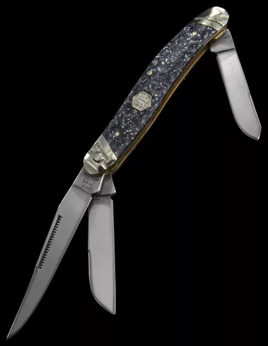 Rough Ryder Stockman Silver Sparkle