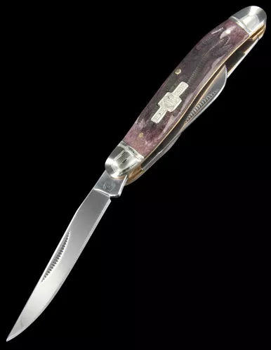 Rough Ryder Stockman Stag Bone Folding Knife