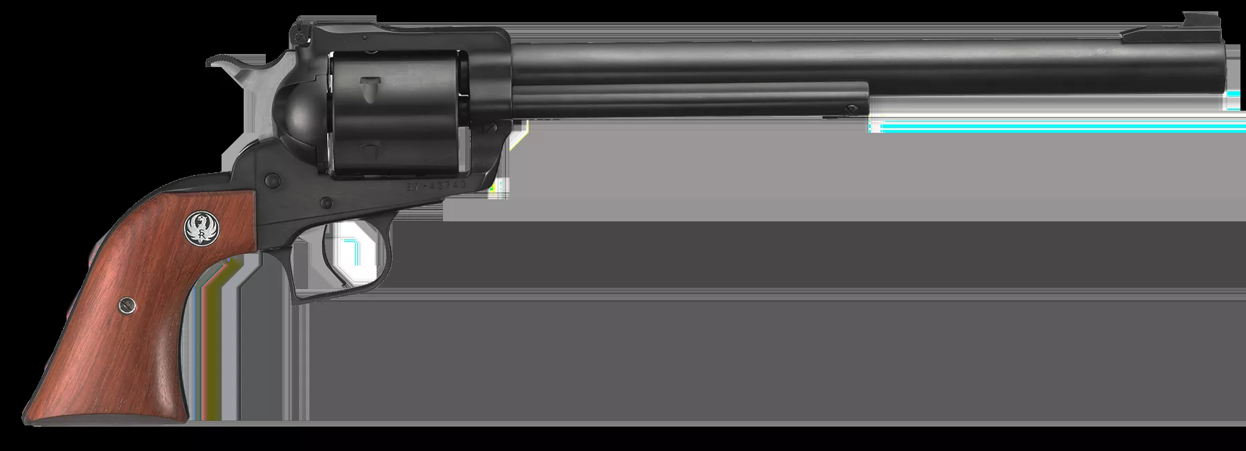 Ruger 0807 Super Blackhawk 44 Rem Mag Caliber with 10.50" Barrel, 6rd Capacity Cylinder, Overall Blued Finish Steel & Hardwood Grip Revolver