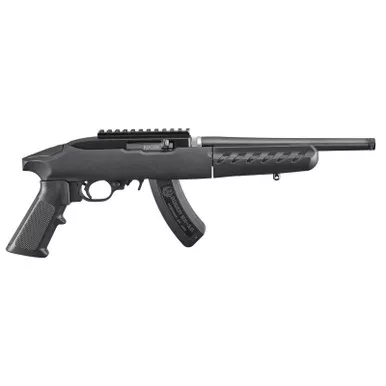 Ruger 22 Charger Takedown .22LR 15rd 10" Threaded Black Polymer Stock Blued