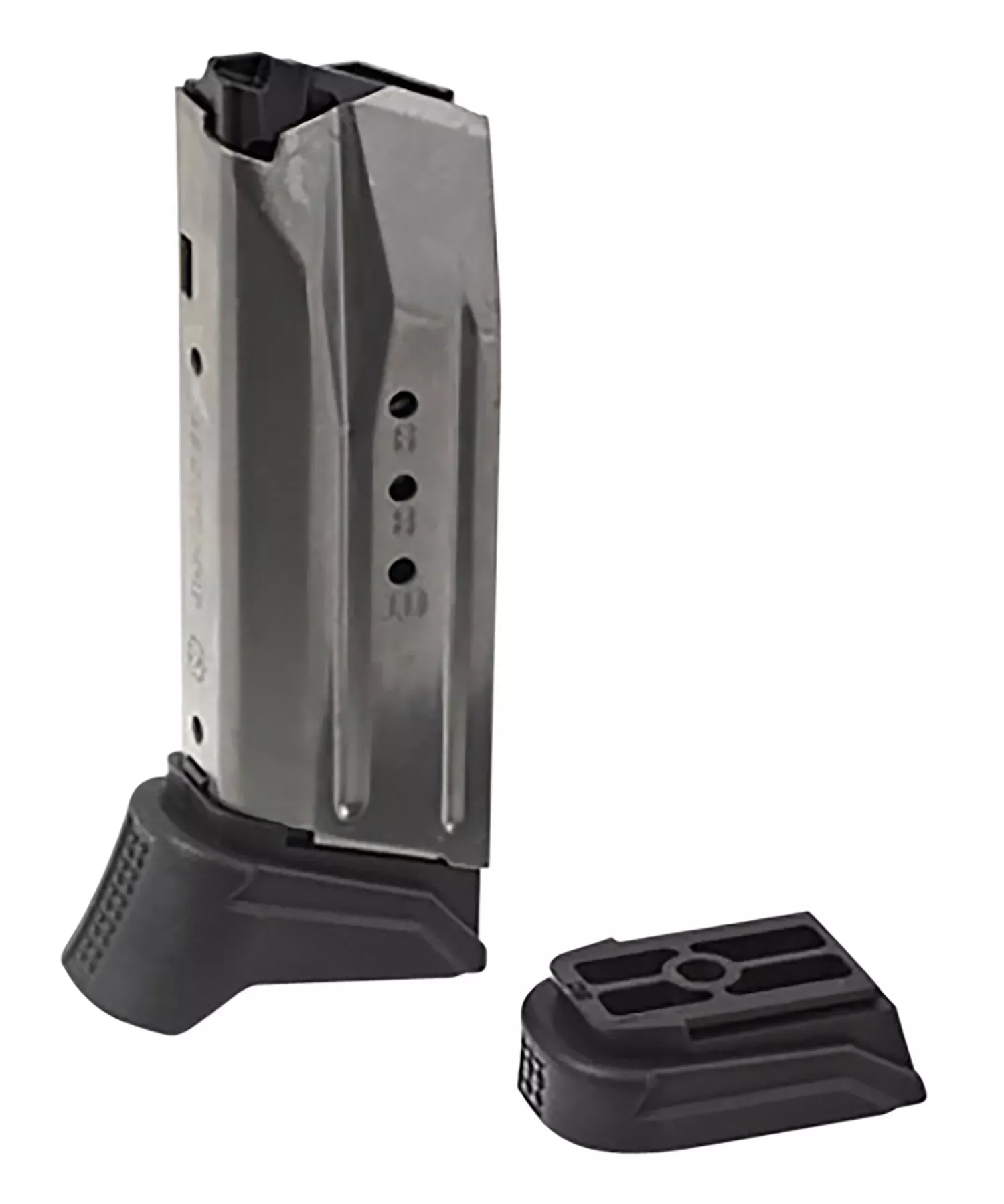 RugerOEMNickel Detachable 10rd for 9mm Luger Ruger American Pistol Compact