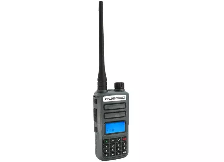 Rugged Radios GMRS and FRS Two Way Handheld Radio – Grey• GMR2-PLUS