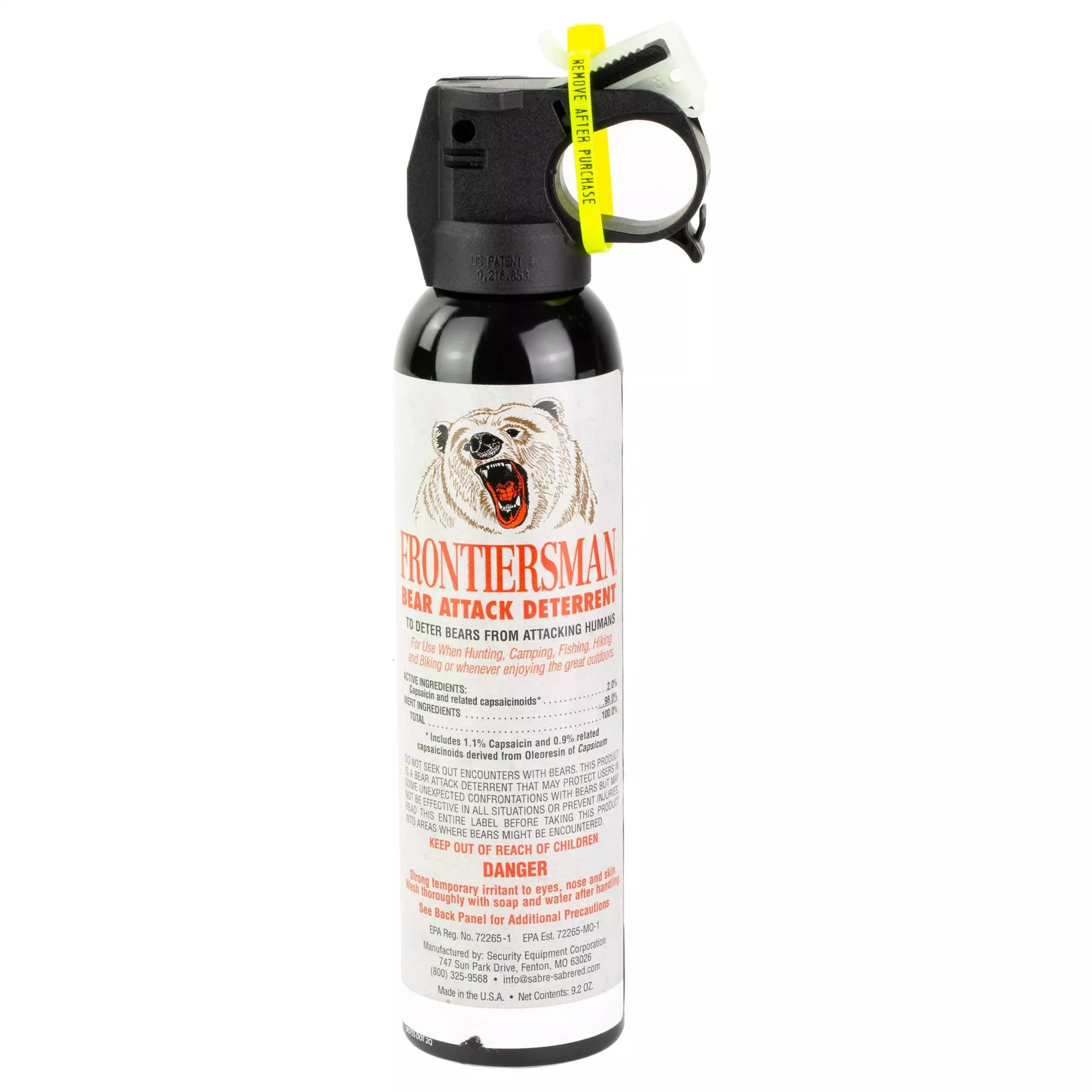 Sabre Frontiersman Bear Spray 9.2 Oz.